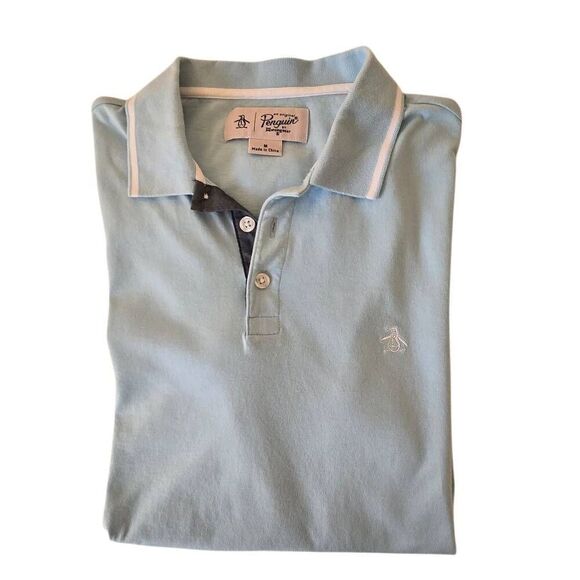 Penguin by Munsingwear Womens Performance Short Sleeve Golf Polo Shirt Medium - Picture 2 of 9